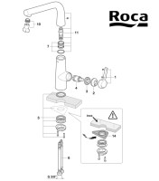 RECAMBIOS MONOMANDO COCINA SYRA ROCA